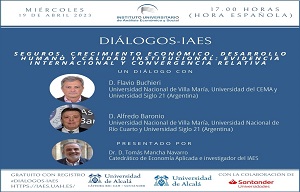 Webinar Diálogos IAES: Seguros, crecimiento económico,...